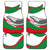 Germany Heligoland Car Mats with Seal Graphic and Red Green Wave Nature - Wonder Print Shop