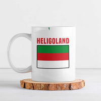 Germany Heligoland Ceramic Mug with Seal Graphic and Red Green Wave Nature - Wonder Print Shop
