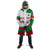 Germany Heligoland Cloak with Seal Graphic and Red Green Wave Nature - Wonder Print Shop