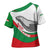 Germany Heligoland Cross Shoulder Shirt with Seal Graphic and Red Green Wave Nature - Wonder Print Shop