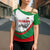 Germany Heligoland Cross Shoulder Shirt with Seal Graphic and Red Green Wave Nature - Wonder Print Shop