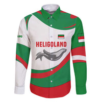 Germany Heligoland Family Matching Mermaid Dress and Hawaiian Shirt with Seal Graphic and Red Green Wave Nature - Wonder Print Shop