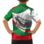 Germany Heligoland Family Matching Off The Shoulder Long Sleeve Dress and Hawaiian Shirt with Seal Graphic and Red Green Wave Nature - Wonder Print Shop