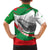 Germany Heligoland Family Matching Off Shoulder Short Dress and Hawaiian Shirt with Seal Graphic and Red Green Wave Nature - Wonder Print Shop