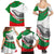 Germany Heligoland Family Matching Summer Maxi Dress and Hawaiian Shirt with Seal Graphic and Red Green Wave Nature - Wonder Print Shop