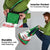Germany Heligoland Grocery Bag with Seal Graphic and Red Green Wave Nature - Wonder Print Shop