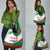 Germany Heligoland Grocery Bag with Seal Graphic and Red Green Wave Nature - Wonder Print Shop