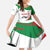 Germany Heligoland Kid Short Sleeve Dress with Seal Graphic and Red Green Wave Nature - Wonder Print Shop