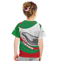 Germany Heligoland Kid T Shirt with Seal Graphic and Red Green Wave Nature - Wonder Print Shop