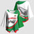 Germany Heligoland Kimono Sleeve Blouse with Seal Graphic and Red Green Wave Nature - Wonder Print Shop
