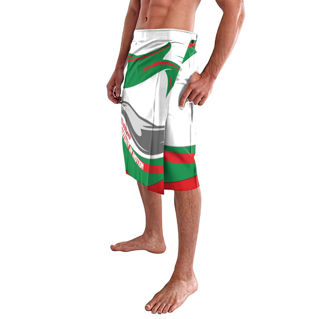 Germany Heligoland Lavalava with Seal Graphic and Red Green Wave Nature - Wonder Print Shop