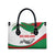 Germany Heligoland Leather Bag with Seal Graphic and Red Green Wave Nature - Wonder Print Shop