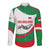 Germany Heligoland Long Sleeve Button Shirt with Seal Graphic and Red Green Wave Nature - Wonder Print Shop