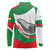 Germany Heligoland Long Sleeve Polo Shirt with Seal Graphic and Red Green Wave Nature - Wonder Print Shop