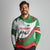 Germany Heligoland Long Sleeve Polo Shirt with Seal Graphic and Red Green Wave Nature - Wonder Print Shop