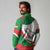 Germany Heligoland Long Sleeve Polo Shirt with Seal Graphic and Red Green Wave Nature - Wonder Print Shop