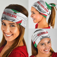 Germany Heligoland Neck Gaiter with Seal Graphic and Red Green Wave Nature - Wonder Print Shop