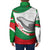 Germany Heligoland Padded Jacket with Seal Graphic and Red Green Wave Nature - Wonder Print Shop