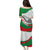 Germany Heligoland Puletasi with Seal Graphic and Red Green Wave Nature - Wonder Print Shop