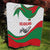 Germany Heligoland Quilt with Seal Graphic and Red Green Wave Nature - Wonder Print Shop