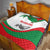 Germany Heligoland Quilt with Seal Graphic and Red Green Wave Nature - Wonder Print Shop