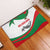 Germany Heligoland Rubber Doormat with Seal Graphic and Red Green Wave Nature - Wonder Print Shop