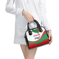 Germany Heligoland Shoulder Handbag with Seal Graphic and Red Green Wave Nature - Wonder Print Shop