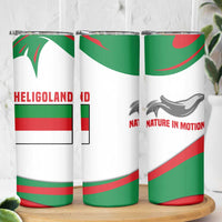 Germany Heligoland Skinny Tumbler with Seal Graphic and Red Green Wave Nature - Wonder Print Shop