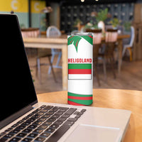 Germany Heligoland Skinny Tumbler with Seal Graphic and Red Green Wave Nature - Wonder Print Shop