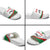 Germany Heligoland Slide Sandals with Seal Graphic and Red Green Wave Nature - Wonder Print Shop
