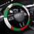Germany Heligoland Steering Wheel Cover with Seal Graphic and Red Green Wave Nature - Wonder Print Shop