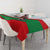 Germany Heligoland Tablecloth with Seal Graphic and Red Green Wave Nature - Wonder Print Shop