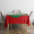 Germany Heligoland Tablecloth with Seal Graphic and Red Green Wave Nature - Wonder Print Shop