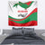 Germany Heligoland Tapestry with Seal Graphic and Red Green Wave Nature - Wonder Print Shop