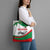 Germany Heligoland Tote Bag with Seal Graphic and Red Green Wave Nature - Wonder Print Shop