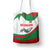 Germany Heligoland Tote Bag with Seal Graphic and Red Green Wave Nature - Wonder Print Shop