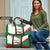 Germany Heligoland Travel Bag with Seal Graphic and Red Green Wave Nature - Wonder Print Shop