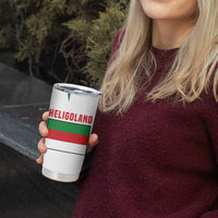 Germany Heligoland Tumbler Cup with Seal Graphic and Red Green Wave Nature - Wonder Print Shop
