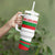 Germany Heligoland Tumbler With Handle with Seal Graphic and Red Green Wave Nature - Wonder Print Shop