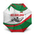 Germany Heligoland Umbrella with Seal Graphic and Red Green Wave Nature - Wonder Print Shop