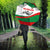 Germany Heligoland Umbrella with Seal Graphic and Red Green Wave Nature - Wonder Print Shop