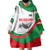 Germany Heligoland Wearable Blanket Hoodie with Seal Graphic and Red Green Wave Nature - Wonder Print Shop