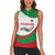 Germany Heligoland Women Sleeveless Polo Shirt with Seal Graphic and Red Green Wave Nature - Wonder Print Shop