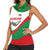 Germany Heligoland Women Sleeveless Polo Shirt with Seal Graphic and Red Green Wave Nature - Wonder Print Shop