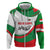 Germany Heligoland Zip Hoodie with Seal Graphic and Red Green Wave Nature - Wonder Print Shop