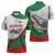 Germany Heligoland Zipper Polo Shirt with Seal Graphic and Red Green Wave Nature - Wonder Print Shop