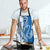 Busingen am Hochrhein Germany Apron with Swan Pattern and Blue White Heart Design - Wonder Print Shop