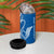 Busingen am Hochrhein Germany 4 in 1 Can Cooler Tumbler with Swan Pattern and Blue White Heart Design - Wonder Print Shop
