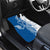 Busingen am Hochrhein Germany Car Mats with Swan Pattern and Blue White Heart Design - Wonder Print Shop
