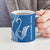 Busingen am Hochrhein Germany Ceramic Mug with Swan Pattern and Blue White Heart Design - Wonder Print Shop